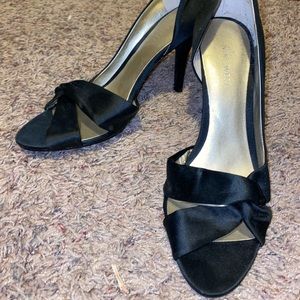 Satin Nine West Heels